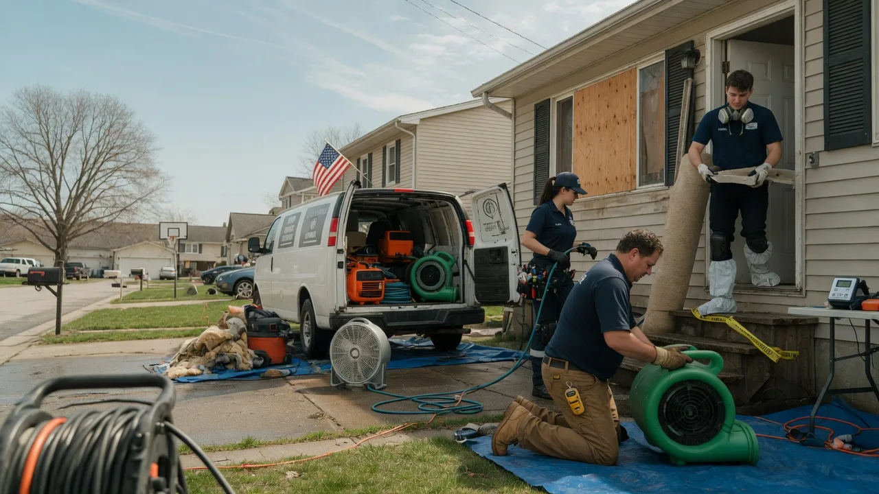 Water Damage Restoration in Caspian, MI near me